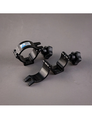 Grip film - Set de 2 Colliers de Serrage Demi-Circulaire Ø48,3–51 mm – Aluminium Noir - Outillages et Accessoires Caméra - Camér