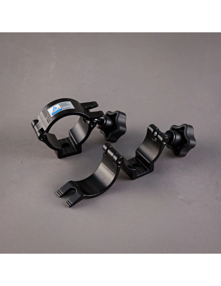 Grip film - Set de 2 Colliers de Serrage Demi-Circulaire Ø48,3–51 mm – Aluminium Noir - Outillages et Accessoires Caméra - Camér