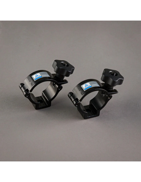 Grip film - Set de 2 Colliers de Serrage Demi-Circulaire Ø48,3–51 mm – Aluminium Noir - Outillages et Accessoires Caméra - Camér