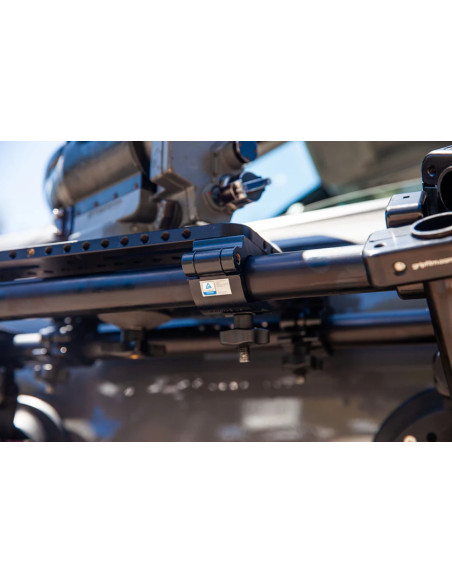 Grip film - Set de 2 Colliers de Serrage Demi-Circulaire Ø38–52 mm – Aluminium Noir, Charge Lourde - Outillages et Accessoires C