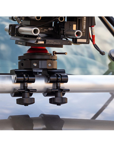 Grip film - Set de 2 Colliers de Serrage Demi-Circulaire Ø38–52 mm – Aluminium Noir, Charge Lourde - Outillages et Accessoires C