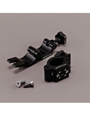 Grip film - Set de 2 Colliers de Serrage Demi-Circulaire Ø38–52 mm – Aluminium Noir, Charge Lourde - Outillages et Accessoires C