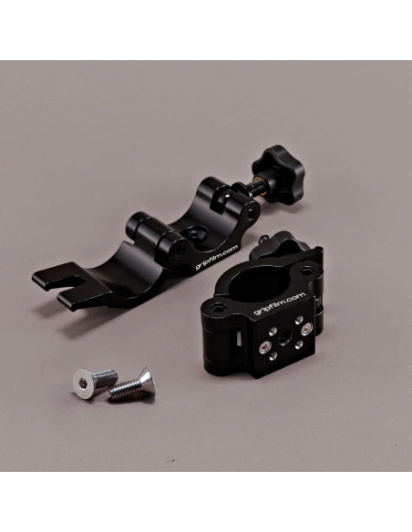 Grip film - Set de 2 Colliers de Serrage Demi-Circulaire Ø38–52 mm – Aluminium Noir, Charge Lourde - Outillages et Accessoires C