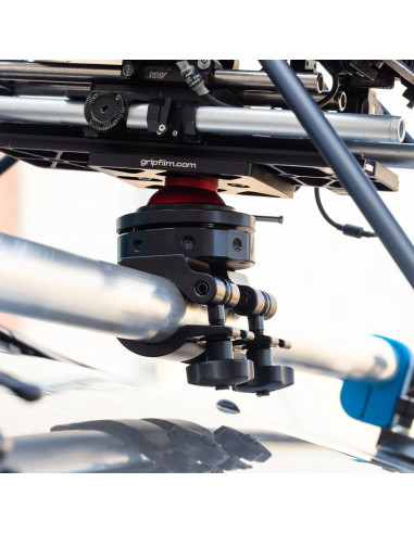 Grip film - Set de 2 Colliers de Serrage Demi-Circulaire Ø38–52 mm – Aluminium Noir, Charge Lourde - Outillages et Accessoires C