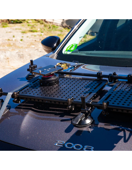 Grip film - 25mm (1”) BLACK CAR MOUNT RATCHET STRAP - Outillages et Accessoires Caméra - Camera & Video