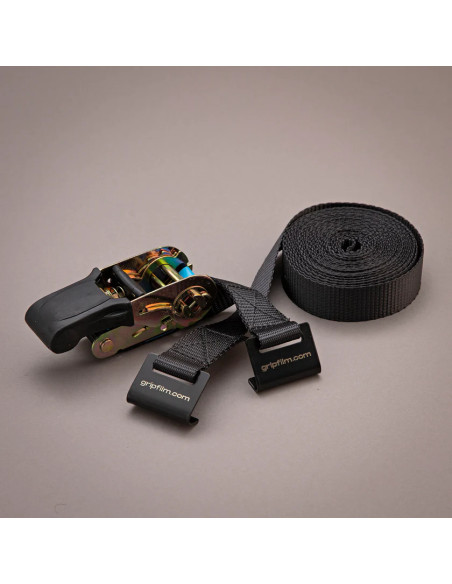 Grip film - 25mm (1”) BLACK CAR MOUNT RATCHET STRAP - Outillages et Accessoires Caméra - Camera & Video