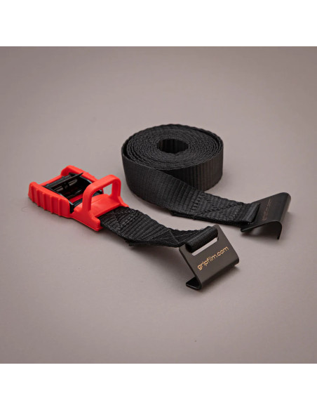 Grip film - 25mm (1”) BLACK CAR MOUNT STRAP (QUICK RELEASE) - Outillages et Accessoires Caméra - Camera & Video