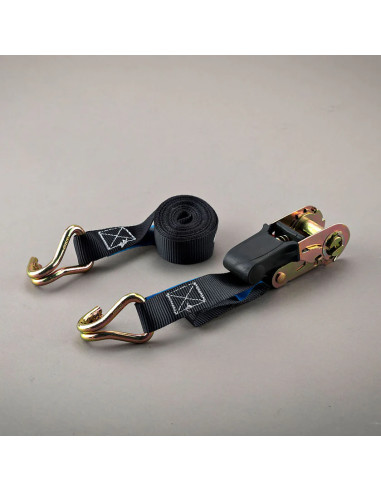 Grip film  - Sangle à Cliquet avec Crochets – Noire 25mm x 5m - Outillages et Accessoires Caméra - Caméra