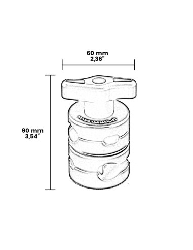 Grip film - 16mm (5/8") & 3/8 MINI GOBO CLAMP - Outillages et Accessoires Caméra - Camera & Video