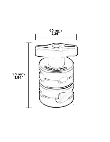 Grip film - 16mm (5/8") & 3/8 MINI GOBO CLAMP - Outillages et Accessoires Caméra - Camera & Video