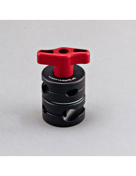 Grip film  - Mini Gobo Clamp 16mm (5/8") & 3/8" – Aluminium Noir & Rouge - Outillages et Accessoires Caméra - Caméra