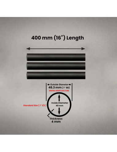 Grip film - 48.3 x 400mm ( 1" 1/2 - 16" ) TUBE SET - Outillages et Accessoires Caméra - Camera & Video