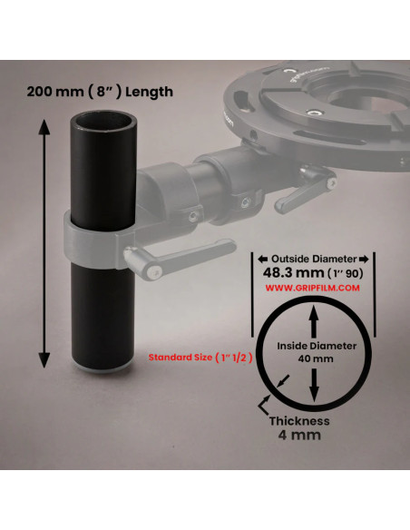 Grip film  - Trépied Mitchell Trois Jambes – Ø48,3 mm (1"1/2) - Outillages et Accessoires Caméra - Caméra