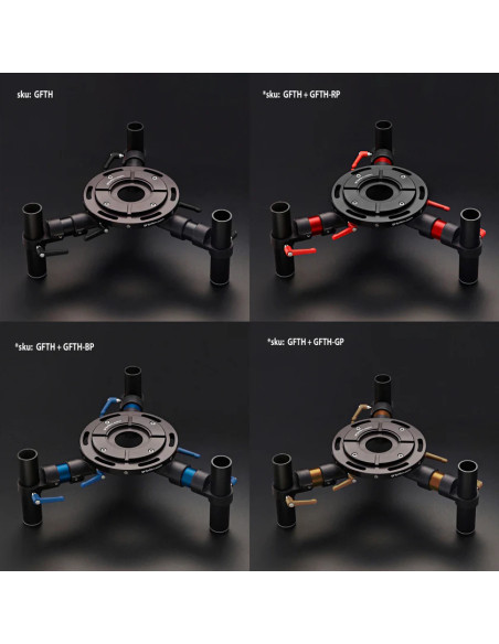 Grip film - 48.3mm (1"1/2) & M8 CLAMPING LEVER BLUE SET - Outillages et Accessoires Caméra - Camera & Video