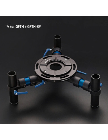 Grip film  - Kit Tube Aluminium 48,3 mm (1" 1/2) + Leviers de Serrage M8 Bleu – Set de 9 pièces - Outillages et Accessoires Camé