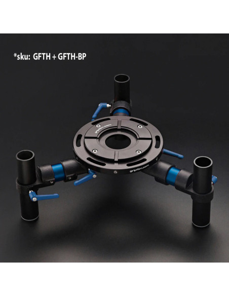 Grip film  - Kit Tube Aluminium 48,3 mm (1" 1/2) + Leviers de Serrage M8 Bleu – Set de 9 pièces - Outillages et Accessoires Camé