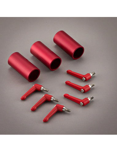 Grip film - 48.3mm (1"1/2) & M8 CLAMPING LEVER RED SET- Outillages et Accessoires Caméra - Camera & Video