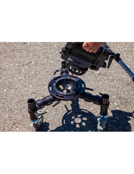 Grip film - Set de 3 Starter Pins Ø48,3 mm avec Roues Pivotantes Ø100 mm et Vis Inox – Charge 100 kg - Outillages et Accessoires