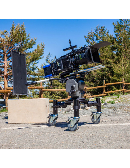 Grip film - Set de 3 Starter Pins Ø48,3 mm avec Roues Pivotantes Ø100 mm et Vis Inox – Charge 100 kg - Outillages et Accessoires