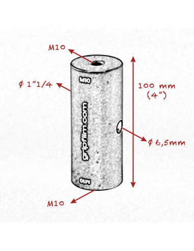 Grip film - M10 - M10 STARTER PIN 1" 1/4 (CALLED) 42mm SET - Outillages et Accessoires Caméra - Camera & Video