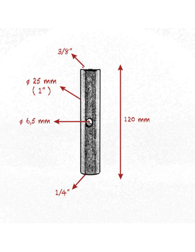 Grip film - M8 - M8 STARTER PIN 48.3mm ( 1" 1/2 ) SET - Outillages et Accessoires Caméra - Camera & Video