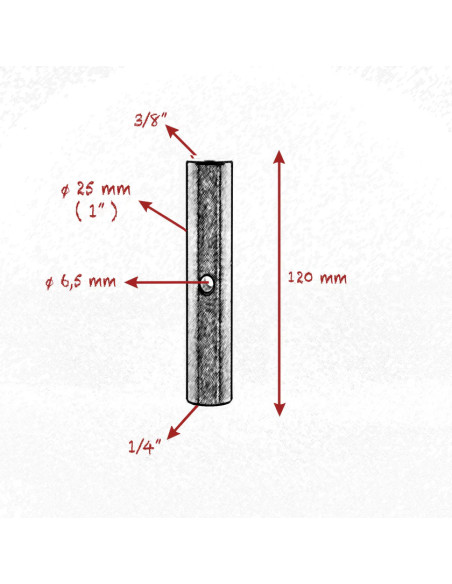 Kit de 4 Starter Pins 16 mm (5/8") – Filetages 1/4" & 3/8" + vis pointeaux inox - Outillages et Accessoires Caméra - Caméra