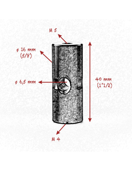 Grip film  - Kit de 4 Starter Pins 16 mm (5/8") – Filetages M4 & M5 + vis pointeaux inox - Outillages et Accessoires Caméra - Ca