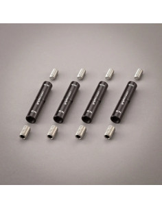 Grip film  - Kit de 4 Starter Pins 16 mm (5/8") – Longueur 80 mm – Filetages M10 & M12 + vis pointeaux inox - Outillages et Acce