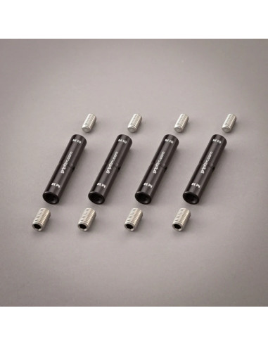 Grip film  - Kit de 4 Starter Pins 16 mm (5/8") – Longueur 80 mm – Filetages M10 & M12 + vis pointeaux inox - Outillages et Acce