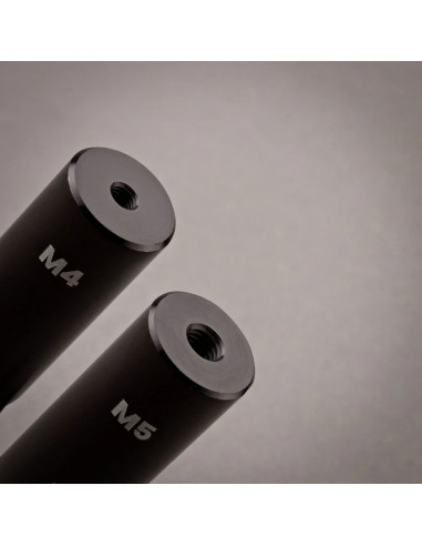 Grip film  - Kit de 4 Starter Pins 16 mm (5/8") – Longueur 80 mm – Filetages M4 & M5 + vis pointeaux inox - Outillages et Access