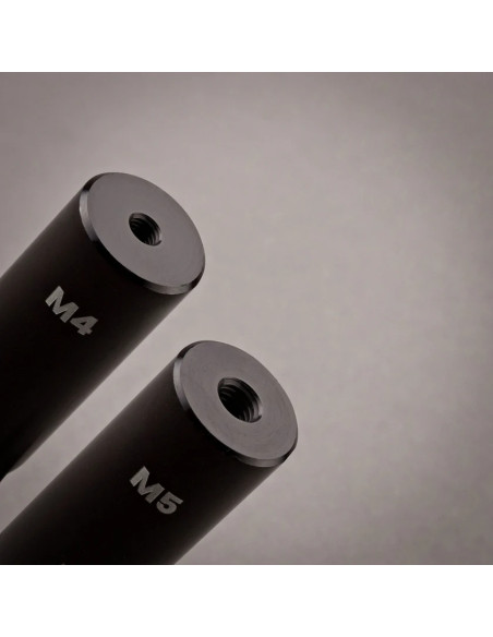 Grip film  - Kit de 4 Starter Pins 16 mm (5/8") – Longueur 80 mm – Filetages M4 & M5 + vis pointeaux inox - Outillages et Access