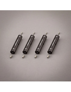 Grip film  - Kit de 4 Starter Pins 16 mm (5/8") – Longueur 80 mm – Filetages M4 & M5 + vis pointeaux inox - Outillages et Access