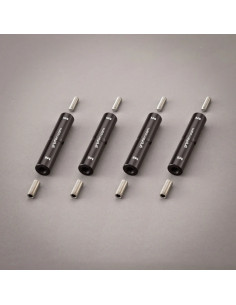 Grip film  - Kit de 4 Starter Pins 16 mm (5/8") – Longueur 80 mm – Filetages M6 & M8 + vis pointeaux inox - Outillages et Access