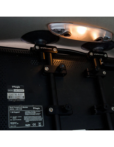 Grip film  - Set de Colliers Parallèles 16 mm (5/8") – Aluminium Anodisé Noir - Outillages et Accessoires Caméra - Caméra