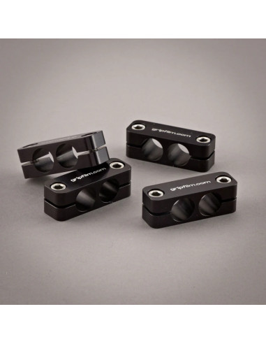 Grip film  - Set de Colliers Parallèles 16 mm (5/8") – Aluminium Anodisé Noir - Outillages et Accessoires Caméra - Caméra
