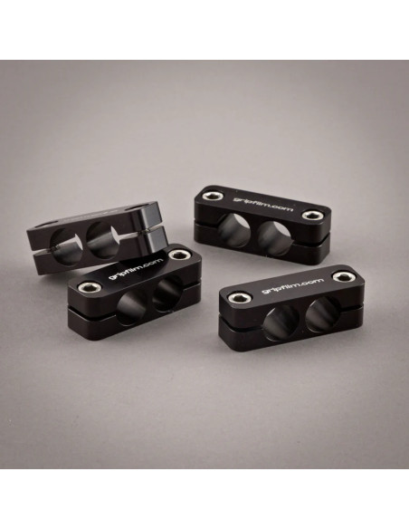 Grip film  - Set de Colliers Parallèles 16 mm (5/8") – Aluminium Anodisé Noir - Outillages et Accessoires Caméra - Caméra