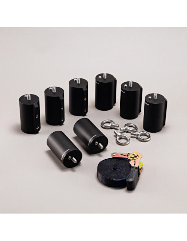 Grip film - 16mm - 20mm SWIVEL CLAMP SET - BLACK-TEK SUCTION CUPS - Outillages et Accessoires Caméra - Camera & Video