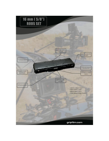 Grip film - 16mm ( 5/8" ) RIGGING KIT - Outillages et Accessoires Caméra - Camera & Video