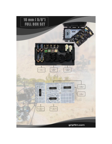 Grip film - 16mm ( 5/8" ) RIGGING KIT - Outillages et Accessoires Caméra - Camera & Video