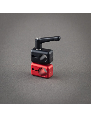 Grip film  - Set de 2 Colliers Articulés 16 mm (5/8") vers 19 mm (Rod Caméra) + Leviers de Serrage M6 – Bicolore - Outillages et