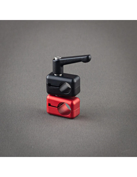 Grip film  - Set de 2 Colliers Articulés 16 mm (5/8") vers 19 mm (Rod Caméra) + Leviers de Serrage M6 – Bicolore - Outillages et