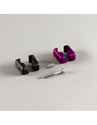 Grip film  - Set de Colliers Articulés 16 mm – 20 mm pour Ventouses Black-Tek + Visserie Inox – Boîte de 8 paires - Outillages e