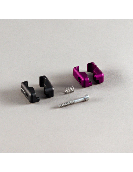 Grip film  - Set de Colliers Articulés 16 mm – 20 mm pour Ventouses Black-Tek + Visserie Inox – Boîte de 8 paires - Outillages e