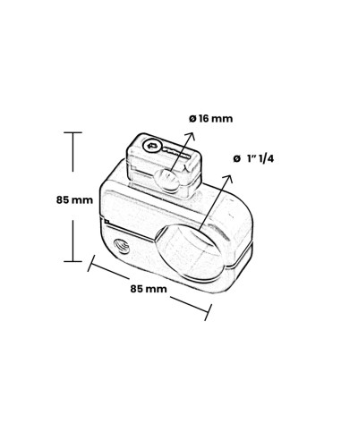 Grip film - 16mm (5/8) - 1" 1/4 (CALLED) 42mm SWIVEL CLAMP SET - Outillages et Accessoires Caméra - Camera & Video