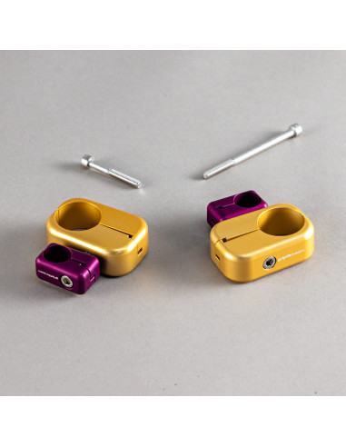 Grip film - 20mm - 34mm SWIVEL CLAMP SET - BLACK TEK SUCTION CUPS - Outillages et Accessoires Caméra - Camera & Video