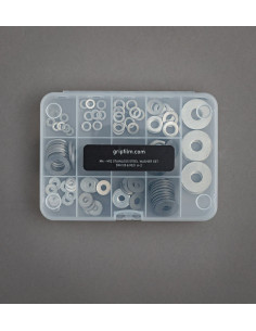 Grip film - 4mm - 12mm STAINLESS STEEL FLAT & FENDER WASHER SET - Outillages et Accessoires Caméra - Camera & Video