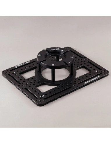 Grip film  - Plaque Cheese Plate Mitchell – 454 x 353 mm avec Base Mitchell Intégrée - Outillages et Accessoires Caméra - Caméra