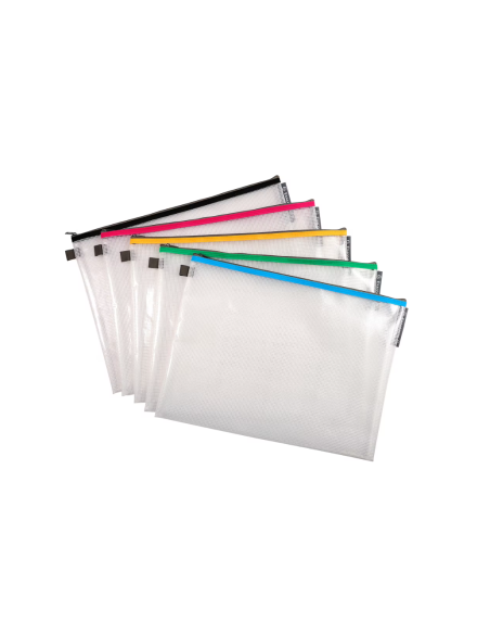 Exacompta Zipper Storage Pouch – A3, A4 & A5 Sizes - Papeterie - Consommables