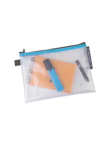 Pochette de rangement à fermeture éclair A3 A4 A5 Exacompta couleurs assorties