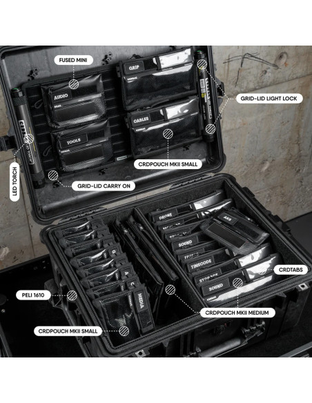 CRD BAG – CRDPOUCH Organizer Bag – [Small / Medium / Large / X-Large] - Bags & Cases - Technical Products